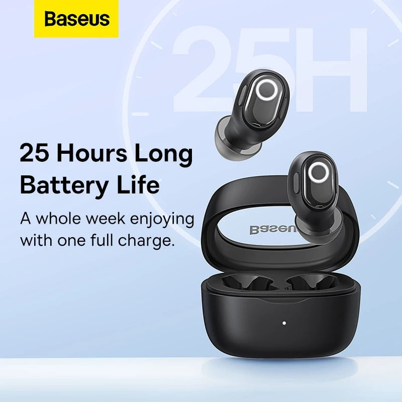 Baseus WM02 TWS Wireless Earphone Bluetooth 5.3 Headphone Headset True Wireless Earbuds For iPhone 13 Pro Max Handsfree Ear Buds