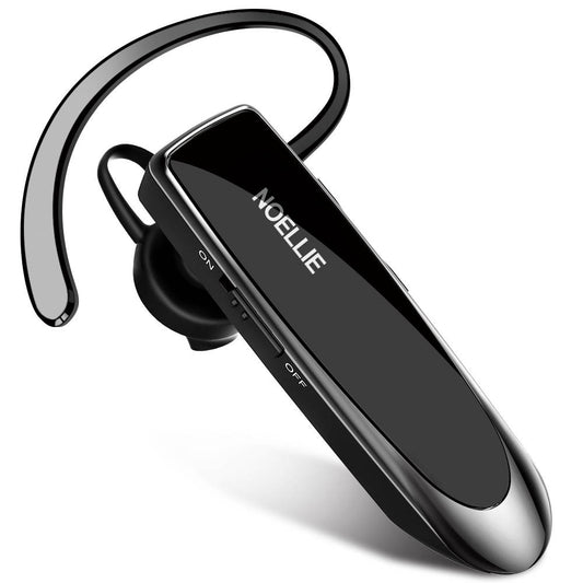 Noellie Bluetooth Earpiece for Cell Phones Wireless V5.0 Hands Free Headset Noise Canceling Mic 24Hrs Talking 1440Hrs Standby Compatible with Mobile Phone Tablet Laptop for Work from Home Driver